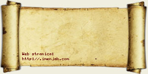 Javor Trnavac vizit kartica